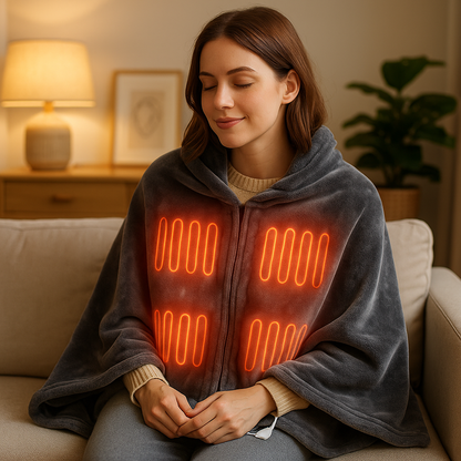 Olivra Heated Flannel Blanket