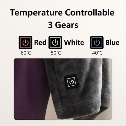 Olivra Heated Flannel Blanket